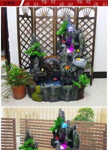 鄭州樹(shù)脂假山流水噴泉加濕器工藝品擺件廠家直批，盡顯自然雅趣